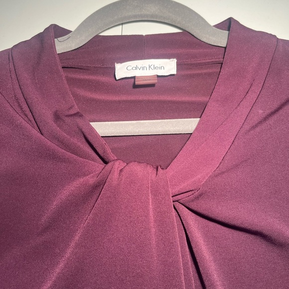 Calvin Klein Purple Sleeveless Blouse Size XS - Picture 3 of 5